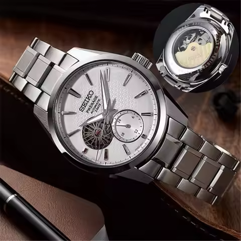 Seiko Machinery Series Fashion Business Men's Watch Stainless Steel Manual Chain Mechanical Watch Me