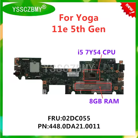Brand New 17873-1 448.0DA21.0011 Motherboard for Lenovo Yoga 11e Laptop motherboard 02DC055 with i5 