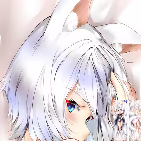 DIY Customized Anime IJN-Kaga Dakimakura Pillowcase Double-sided Print Hugging Full Body Bedding Pil