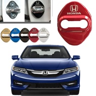 Car Door Lock Protection Cover Honda 3D Stainless Steel Car Sticker Car Accessories For CRV Accord Fit VEZEL JADE