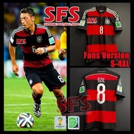 【SFS】 Top Quality Retro 2014 GERMANY AWAY OZIL Vintage Soccer Football Jersey T-shirt Sports Jerseys
