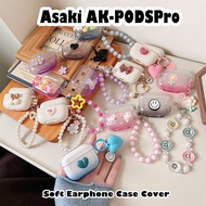 【Case Home】For Asaki AK-PODSPro Case Casing Soft Silicone Earphone Case DIY Cute shape