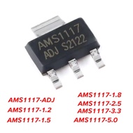 10PCS AMS1117 AMS1117-ADJ AMS1117-1.2 AMS1117-1.5 AMS1117-1.8 AMS1117-2.5 AMS1117-3.3 AMS1117-5.0 11