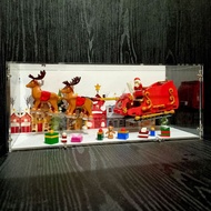 Acrylic Display Box for LEGO 40499 Santa's Sleigh