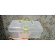 PRELOVED GREEN LEAF PLASTIC BOX 4131