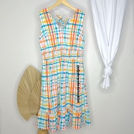 Midi dress rainbow C18 (B)