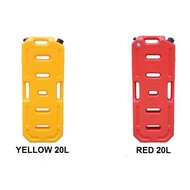SLIM PLASTIC JERRY CAN 20L