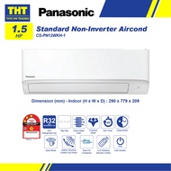 Panasonic (1.5HP) Standard R32 Non Inverter Air Conditioner 冷气机 CS-PN12WKH-1