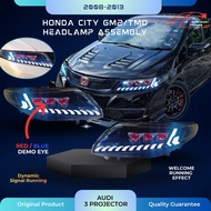 Honda City GM2 Audi/Lexus 3 Projector Design Full Set Headlamp Assembly