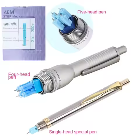 Metal Stainless Steel Lancing Lancet Point Pen Spilled Blood Cupping Bloodletting Pen Acupuncture Me