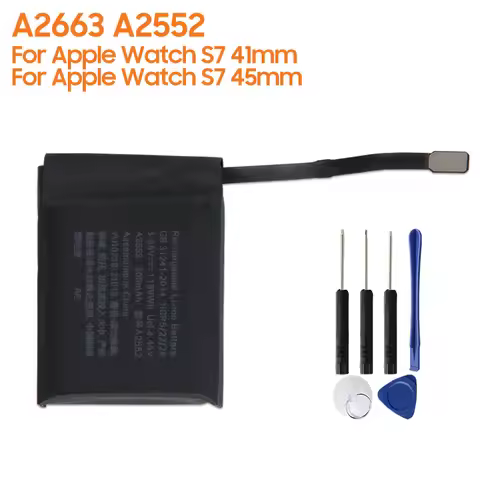 New Battery A2552 For Apple Watch S7 S8 S9 45mm 309mAh A2663 For Apple Watch Series 7 S8 S9 41mm 284