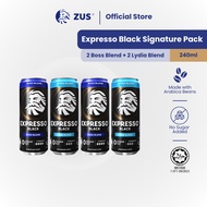 ZUS EXPRESSO® Black - Signature Pack (2 Boss Blend + 2 Lydia Blend)