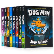 8Books /Set Dog Man The Epic Collection English Books Hilarious Humor Novel Manga Comic Book for Chi