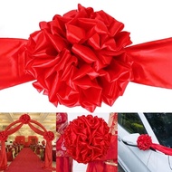 Celebrate Decoration Big Flower Ball - Chinese Wedding Red Satin - Market Ceremony Recognition Ribbo
