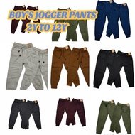Jogger Pants Kids, Seluar Jogger Kanak Kanak (1Tahun - 12Tahun)