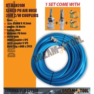 * AIR HOSE /HOSE ANGIN / AIR COMPRESSOR* DT-BAH20/ 30M Air Compressor Hose 20M/30M come with Coupler