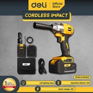 Deli Cordless Impact/ Mesin Bor Cordless Baterai 20V 4AH DL6531