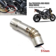 For Yamaha FZ8 FZ8N FZ8S F Z8 S FZ8N YZF-FZ8 FZ800 Fazer 2010 - 2015 Motorcycle Exhaust Escape Middl