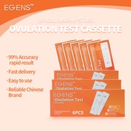 EGENS 6 Pcs  Ovulation Test Cassette Diagnostic Kit for LH OPK with Rine Cup For Free