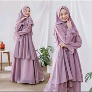 Newest Children's Gamis 2024 Girls 7 8 Years Age 9 10 12 6 Ghamis Syari Maxydress Khimar Suit Gamis 