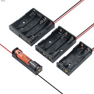 VEXUS Battery Box Side By Side Black  Cases for AAA Battery 1 2 3 4 Slot 1X 2X 3X 4X Battery Holder