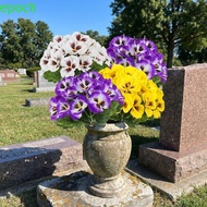 EPOCH Simulation Flowers Branch, Home Decoration Colorful Fake Flowers, Bouquet 5 Head Lifelike Arti