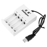 DJ97 Doublepow USB Charger 4 Slot AA AAA Battery Charging Chargeer Battery EPC