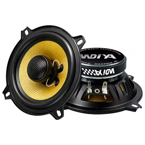 5 Inch Car Speakers 300W Peak Power High Performance Carbon Fiber Cone Woofers Bullet Head Design Fo