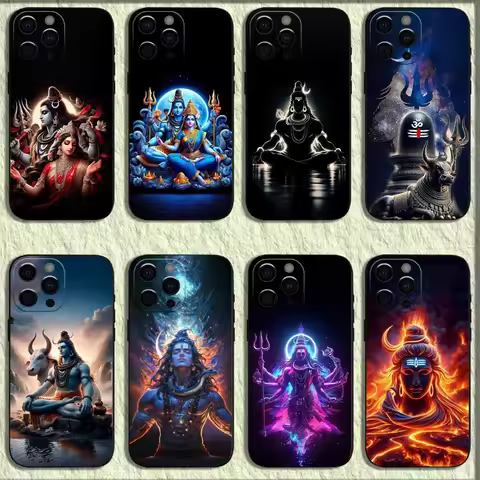 Lord Shiva Mahadev Of India Phone Case For iPhone 16,15,14,13,12,11,Pro,X,XS,Max,XR,Plus,Mini Soft B
