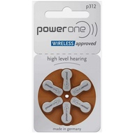 Pin Máy Trợ Thính Power One P10 P13 P312 P675 ( vỉ 6 viên)