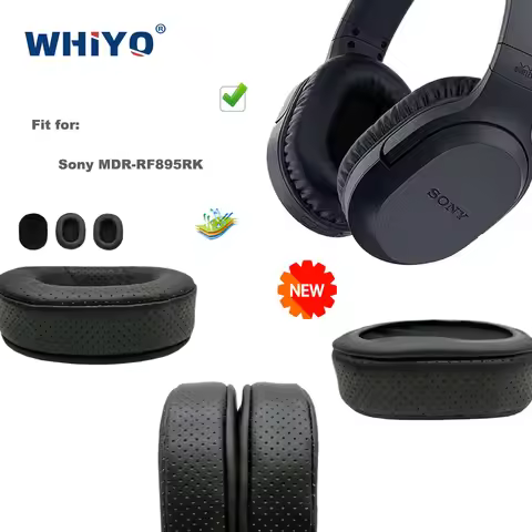 New Upgrade Replacement Ear Pads for Sony MDR-RF895RK Headset Parts Leather Cushion Velvet Earmuff E
