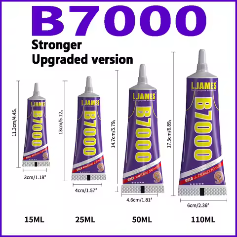 15ML 25ML 50ML 110ML Strong Soft Cellphone Repair Glue B7000 Clear Glue B-7000 Multipurpose DIY Adhe