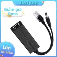 Bộ Chia POE 48V Đến 12V/5V IEEE 802.3af Bộ Chuyển Đổi Nguồn Điện Ethernet Cho Hệ Thống An Ninh Cắm V