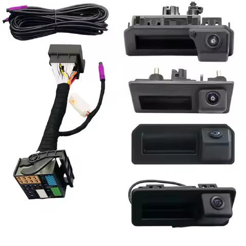 Dynamic Trajectory Car Reverse Camera For Skoda Octavia Superb VW Passat Varian Tiguan Touareg 187B 