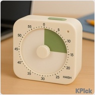 HAISH Pomodoro Timer V7 Mechanical Study Timer 60 Minute Focus Timer Productivity Desk Timer No Batt