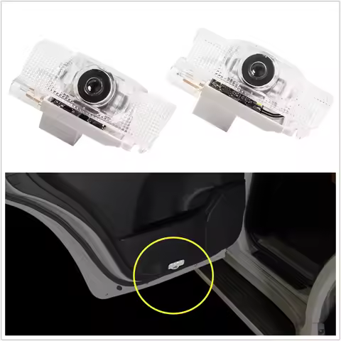 2pcs NEW LED Car Warning Welcome Lights Accessories For LEXUS RX ES GX LS LX IS GS RC UX Series 350H