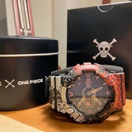 Asli Jam Tangan Pria G-SHOCK X ONE PIECE ANIME ORIGINAL CASIO FULL SET PROMO ! GA-110 LAMPU OTOMATIS