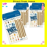 Ezaki Glico Pretz 16 Grain Light Salt Flavor 60g (6 bags) x 5 pieces Dietary Fiber Grain Kelp