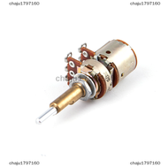 chaju1797160 Chiết áp trục đôi 16 loại có công tắc a50k b50k Chiều dài trục 30mm