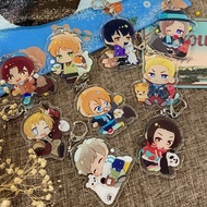Anime Manga Keychain APH Anime Keychain Women Axis Powers Hetalia Key Chain Man Cute Acrylic chibi D