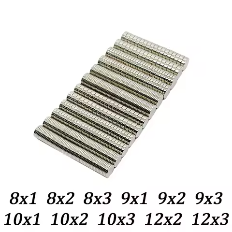 Super Powerful Round Magnet N35 8x1 8x2 8x3 9x1 9x3 10x1 10x2 12x2 12x3mm Neodymium Magnetic NdfeB I