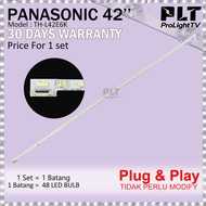 TH-L42E6K PANASONIC 42" LED TV BACKLIGHT 42inch LAMPU TV PANASONIC TH-L42E6K LED TV BACKLIGHT  LED T