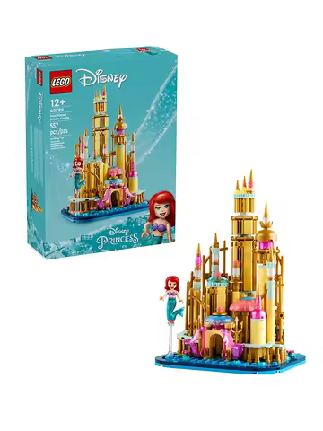 Lego 40708 Mini Little Mermaid Castle Disney Princess Series Puzzle Assembly Building Blocks New Yea
