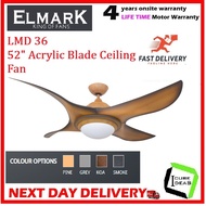 [CLIMATE VOUCHER ]Elmark LMD 36 52" Acrylic Blade Ceiling Fan / free express delivery
