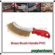 Brass Coated Wire Brush / Berus Besi Tembaga / Brass Brush PVC Handle / Berus Tembaga / Brass Wire B