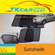 [READY STOCK] TOYOTA ALTIS 2003-2007 9 TH GEN ( KURUMA ) MAGNETIC SUNSHADE