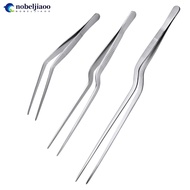 NOBELJIAOO Stainless Steel Food Tweezer Multi-function Kitchen Utensils Dessert Decoration Baking To