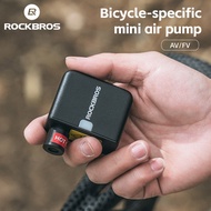 LOCAL STOCK RockBros Mini Electric Air Pump High Pressure 100 PSI Type-C Rechargeable MTB Road Bike CYCPLUS CUBE