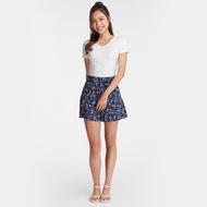 6IXTY8IGHT Autumn Floral Short Culottes - Comfortable Women's PN08932