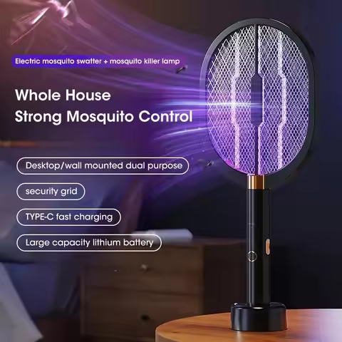 3000V Mosquito Killer Anti Mosquitoes Electric Usb Killer Racket Fly Swatter Electric Traps Flies In